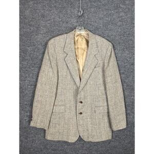 Vintage Levi's Mens Tweed Blazer Jacket Size 42 Button Up Retro Lined Western